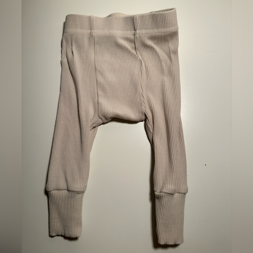 Atlas Grey Ribbed Pant 0-3 months